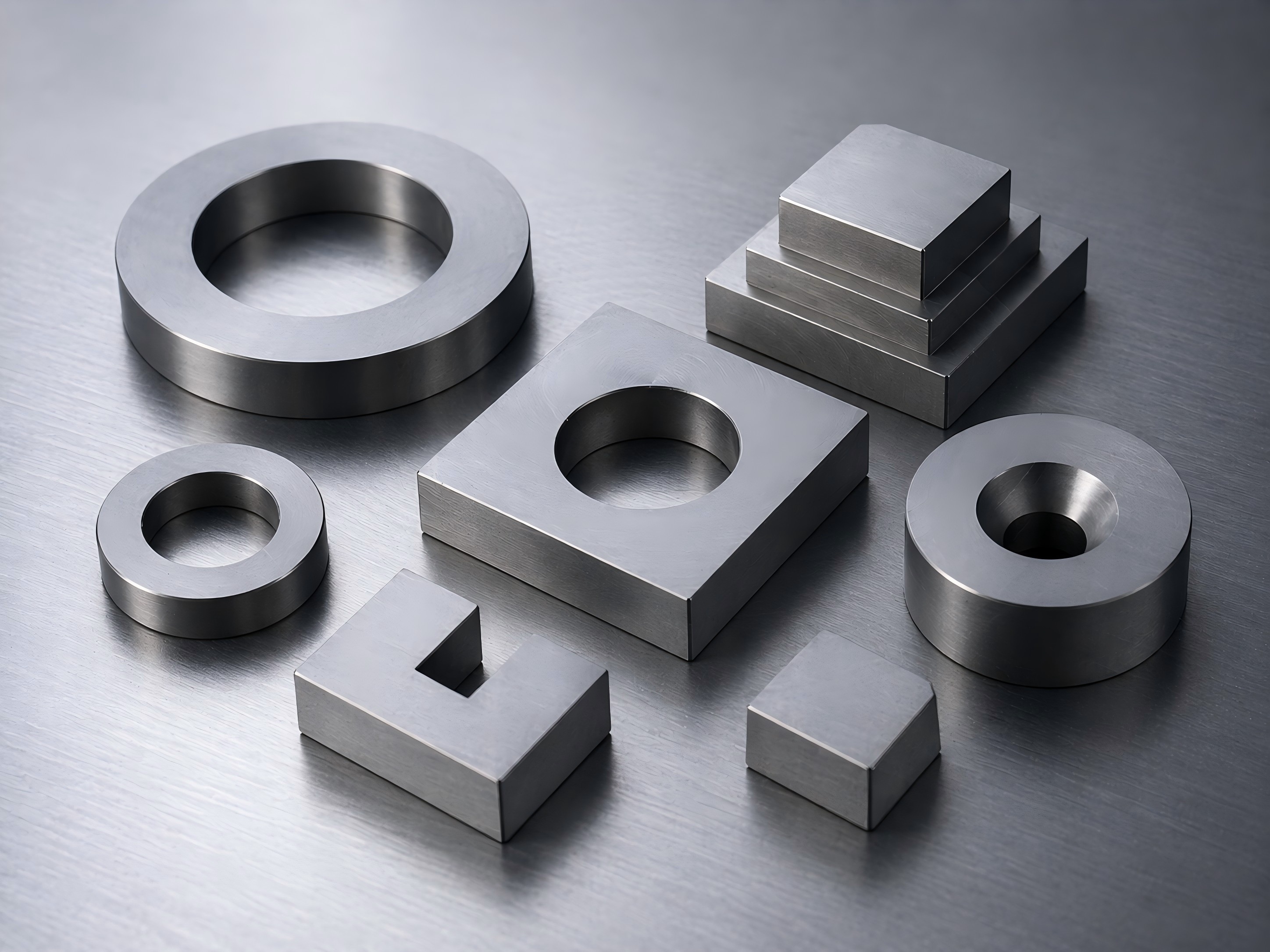 Custom-shaped tungsten carbide targets