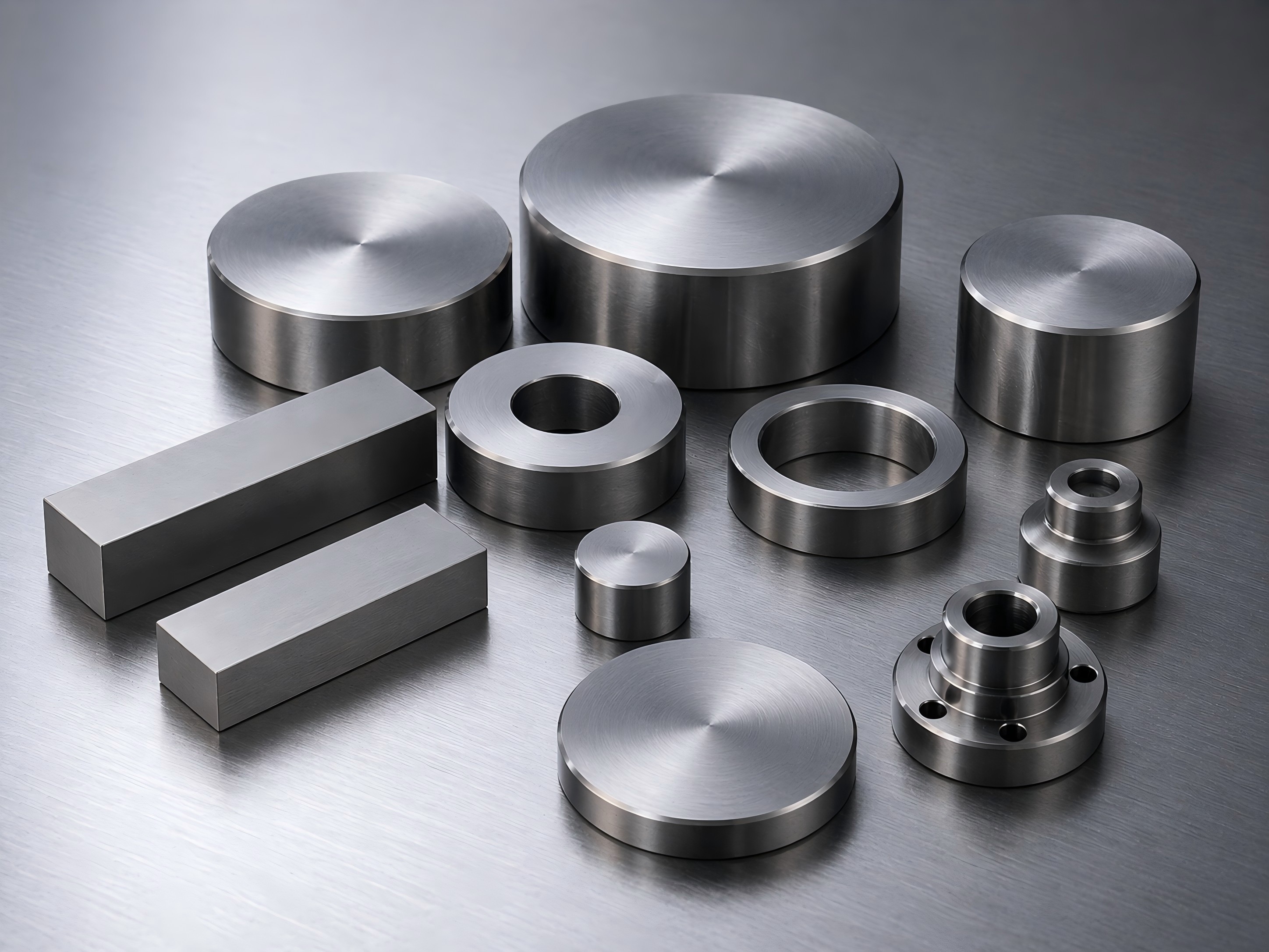 Target blanks and custom tungsten carbide target parts